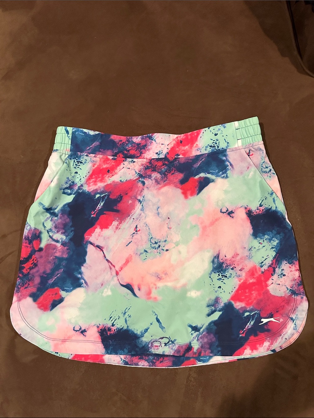 Slazenger Multicolor Tie-Dye Circle Skirt - Pink, Navy, Mint
